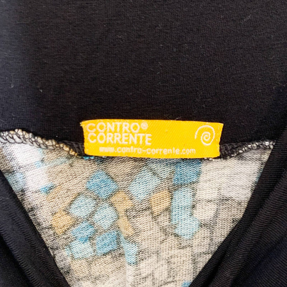 Contro Corrente Mosaic Patterned Stretch Midi Skirt MEDIUM - Picture 2 of 6